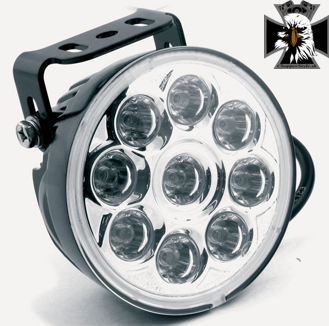 LED - "E" Svetlomet na motocykel s priemerom 100mm