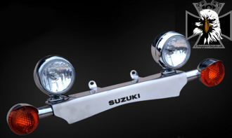 Držiak s pridavnými LED svetlami  pre SUZUKI INTRUDER / VOLUSIA VL 800 C50 