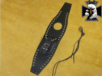 Koža na nádrž pre Harley Davidson Sportster – čierna vybíjaná