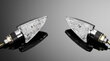 Smerovky LED STEALTH, "E", chróm