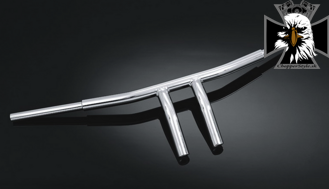 Oceľové riadidlá FAT WISHBONE 25mm / 96 cm, chróm (55-504) 