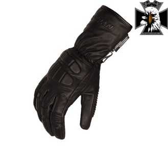 Nazran - kožené rukavice na motocykel Nazran Summer - čierne