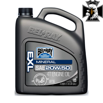 Motorový olej Bel-Ray EXL MINERAL 4T 10W-40 4 l