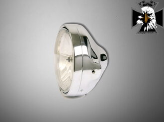 Hlavné svetlo LTD-STYLE číre 180mm, chróm, homologované "E" PW223-127