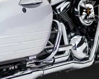 Chrómovaný Vance & Hines výfuk TOURING DUALS pre Kawasaki VN 1500 / 1600