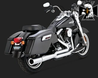 Chrómovaný Vance & Hines výfuk PRO PIPE CHROME pre Harley-Davidson