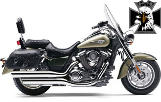 Scalloped Tip - koncovky výfuku - Vulcan 1700 Classic LT (09-10) / 4225