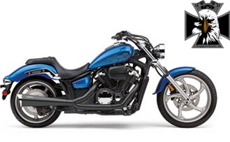 2490B-CO Cobra výfuk Yamaha Stryker (11-12) Tri-Pro 2-into-1 (Black)