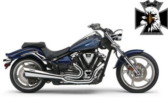 2485CO-Cobra výfuk Yamaha Raider (08-12) Tri-Pro 2-into-1