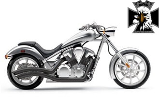 1233B-CO Cobra výfuk Honda VT1300CX Fury (10-12) Speedster Swept - Black