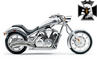 1233CO Cobra výfuk Honda VT1300CX Fury (10-12) Speedster Swept - Chrom