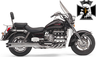 Kompletný výfukový systém COBRA Slashcut Drag Pipes 6 into 6 pre Honda Valkyrie 