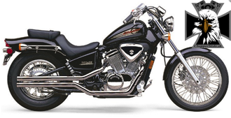 Kompletný výfukový systém Fatty Shotgun pre Honda Shadow VT 600
