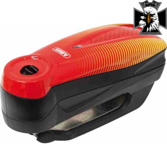 Zámok s alarmom na brzdový kotúč Detecto 7000 RS1 Sonic red