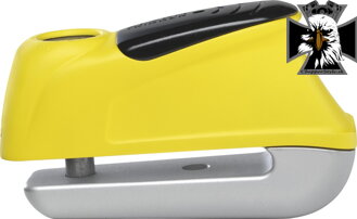 Zámok s alarmom na brzdový kotúč Trigger Alarm 350 yellow