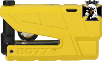 Zámok s alarmom na brzdový kotúč Granit Detecto X Plus 8077 yellow