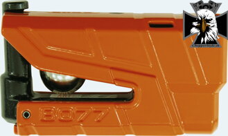 Zámok s alarmom na brzdový kotúč Granit Detecto X Plus 8077 orange