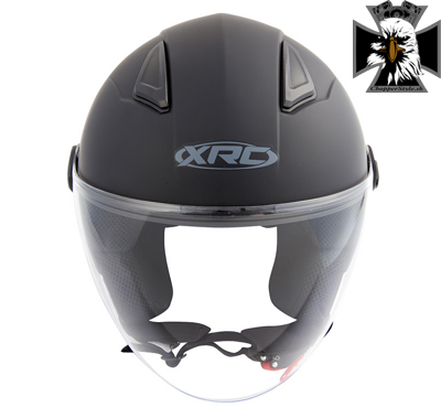 Otvorená motocyklová helma XRC Freejoy - matná čierna