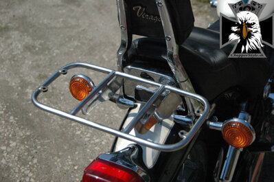 Extra - Zadný rúrkový nosič do originál opierky spolujazdca pre Yamaha Virago XV 750 / 1100 