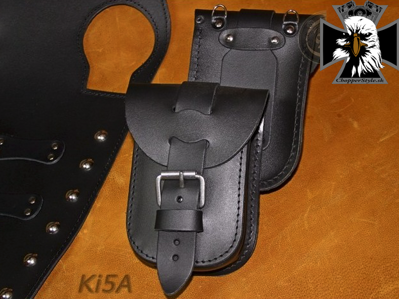 Kožená kapsička na pás nádrže 1ks - (Ki5A)