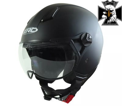 Otvorená motocyklová helma XRC Freejoy - matná čierna