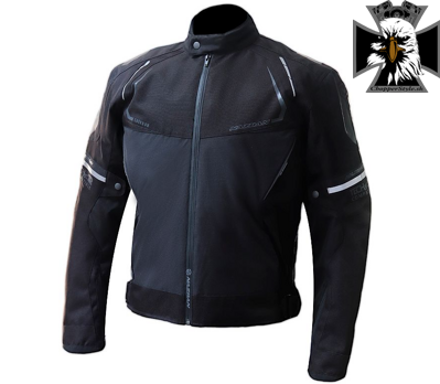 Pánska textílna bunda na motocykel Nazran Thron Tech-Air black/black