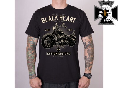 Pánske tričko BLACK HEART MOTORCYCLE  
