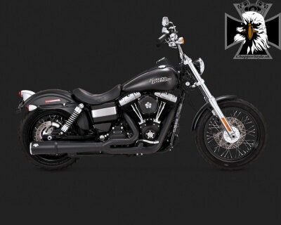 Čierny Vance & Hines výfuk PRO PIPE BLACK pre Harley Davidson