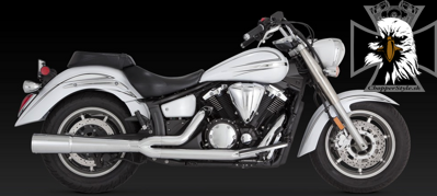 Výfukový systém motocykla Yamaha XVS 1300 Midnight Star (V-Star) 2007-2014