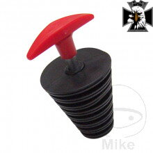 Zátka výfuku 23/52mm čierny s rukoväťou pre Yamaha XVS 1300 Midnight Star 2007-2016