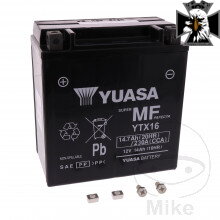Akumulátor motocyklový YTX16 WET YU alternatíva 7073778  pre Suzuki Intruder VLR C1800R 2008-2013 