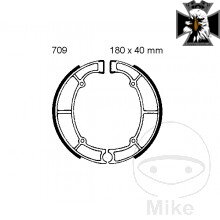 Brzdové čeľuste s pružinou EBC Alternativa 7860265  pre Kawasaki Vulcan VN800 1995-2006