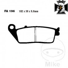 Brzdové doštičky poloSinter V EBC Alternative: 7873144 pre Honda Shadow VT1100 C2 ACE SC32 1995-2000