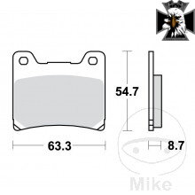 Brzdové doštičky Sinter SV TRW Alternative: 7328560 pre Yamaha VIRAGO XV 1100 1991-1999