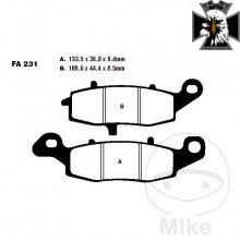 Brzdové doštičky Standard EBC alebo 7873177 pre Kawasaki Vulcan 2000 2004-2010