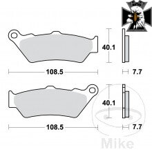 Brzdové doštičky Standard TRW Alternative: 7321615 pre Triumph Rocket 2300 2004-2016