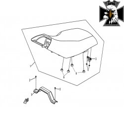 Sedadlo pre cfmoto 500 X5 9050-130100