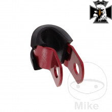Držiak brzdovej hadice 5 mm Alu červený pre Honda Shadow VT600 1988-2000