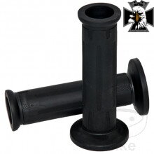 Gumové rukoväte čiernej hrúbka 24 mm. L.125 mm otvorené pre BMW R1200GS 2004-2007 (72kw verzia)