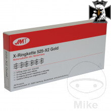JMT X-reťaz otvorený s nitovacou spojkou 525X2 gold 110 pre Yamaha MT09 / FZ09 RN29 2013-2016 