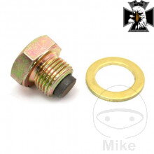 Magnetická olejová výpustná skrutka JMP M14X1.25 s tesniacim krúžkom pre Suzuki VL1500 Intruder 1998-2012