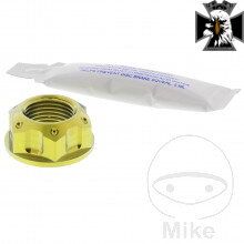 Matica M18X1.50 mm 27MM Titan zlatý pre Honda VT750 C2 RC44  Aero 1997-2002