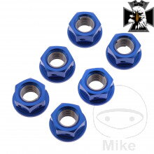 Matica Rozeta sada JMP BOLT M10 x 1.25 mm Alu Racing blau  pre Honda GoldWing GL1800 2018-2024