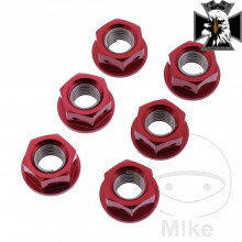 Matica Rozeta sada JMP BOLT M10 x 1.25 mm Alu Racing rot pre Yamaha MT09 / FZ09 RN29 2013-2016 