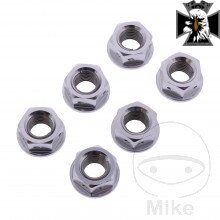 Matica Rozeta sada JMP BOLT M10 x 1.25 mm Alu Racing silber 