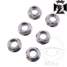 Matica Rozeta sada JMP BOLT M10 x 1.25 mm Titan pre Yamaha MT09 / FZ09 RN29 2013-2016 
