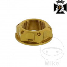 Matka krku riadenia M22X1.00 mm Alu zlatý pre Yamaha Virago XV 750 1992-1997