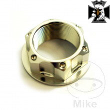 Matka krku riadenia M24X1.50 mm Alu strieborný pre Suzuki VL1500 Intruder 1998-2012