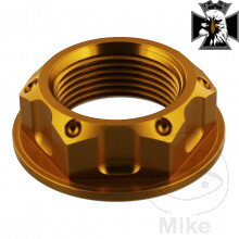 Matka krku riadenia M24X1.50 mm Alu zlatý pre Suzuki VL1500 Intruder 1998-2012