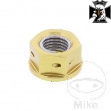 Matka reťazového kolieska M10 x 1.25 mm Alu Racing zlatý  pre Honda GoldWing GL1800 2018-2024